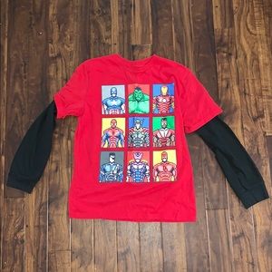 Chic Marvel Plaid Long Sleeve Top